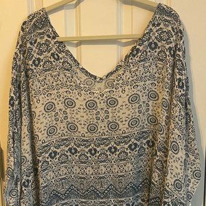 100% TO CHARITY Eileen Fisher kaftan coverup 1X 2X 3X NEW w/o tags